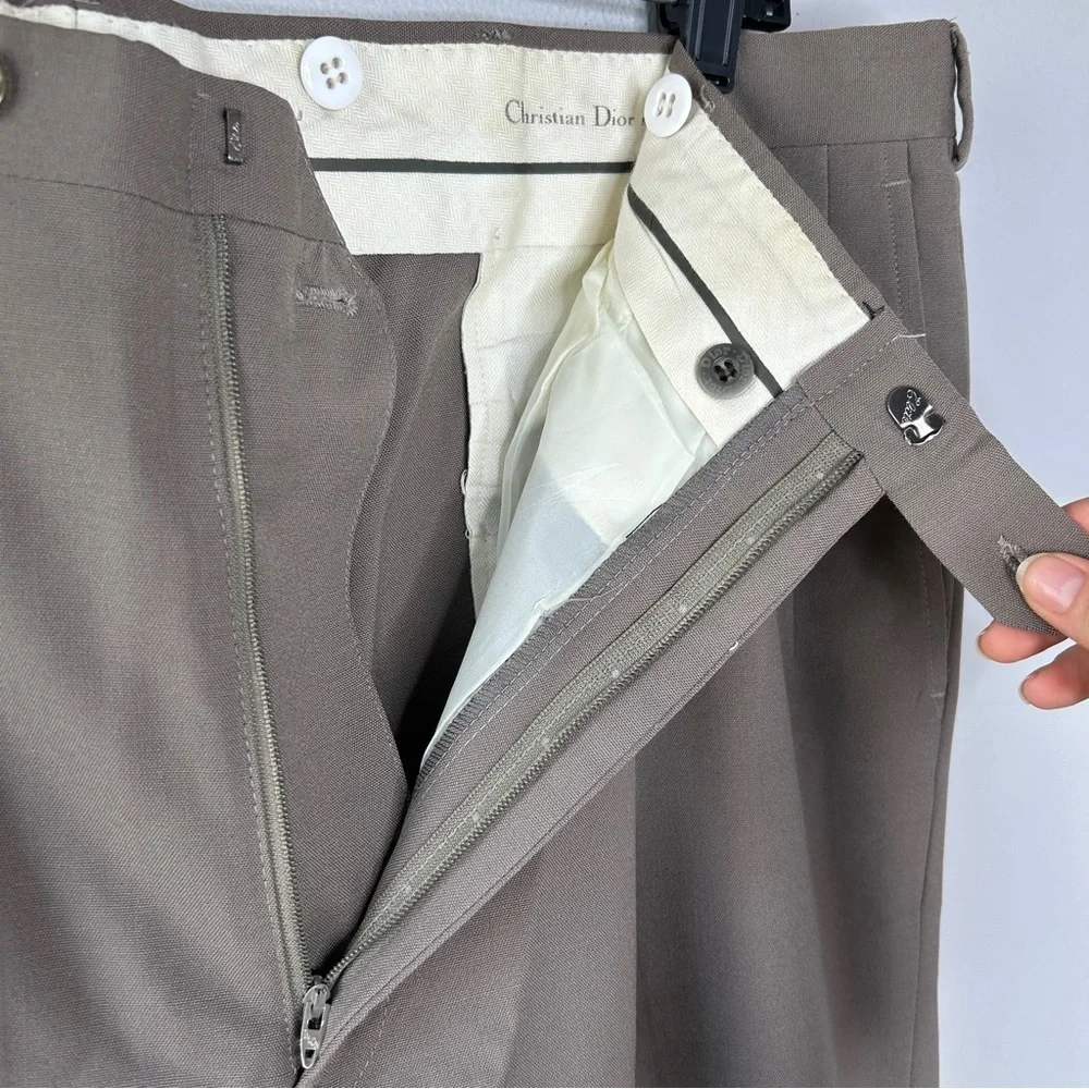 CHRISTIAN DIOR Vintage Union Label Project Designer Men’s Dress Pants - Picture 4 of 16